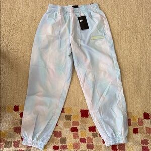 Nike Women’s Tie-Dye Jogger Pants - Blue and Pink